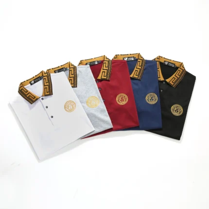 Versace men's cotton casual fashion polo shirt