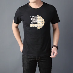 Burberry men's casual fashion short sleeve t-shirt