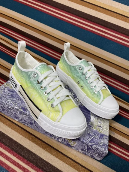 DIOR's multi-coloured printed low-top shoes - 4, 45