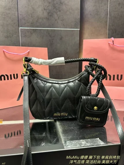 MIUMIU underarm bag shoulder crossbody bag comes in case